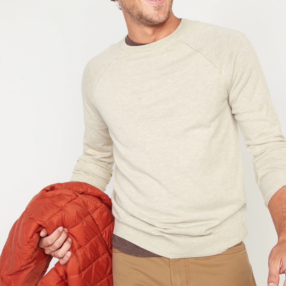 OLD NAVY Crew-Neck Raglan-Sleeve Sweater